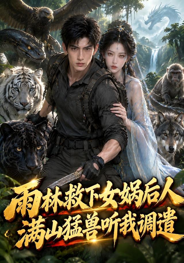 雨林救下女娲后人，满山猛兽听我调遣
