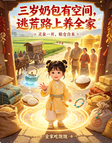 三岁奶包有空间,逃荒路上养全家 cover