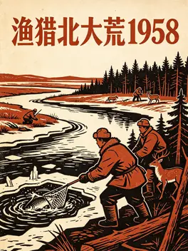 渔猎北大荒1958