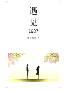 遇见1987 cover