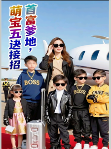 Five Consecutive Bombs of Cutesy Babies: Richest Tycoon Daddy, Get Ready cover