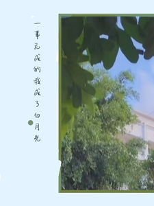 一事无成的我成了白月光 cover