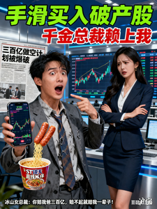 手滑买入破产股,千金总裁赖上我 cover